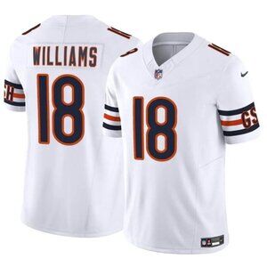 18 Caleb Williams White Stitched Vapor Jersey Choose for Mens Youths